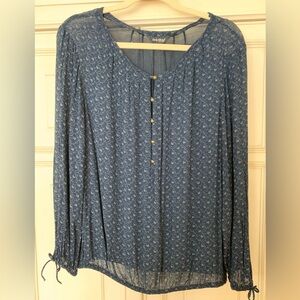 Lucky Brand Draped Blouse